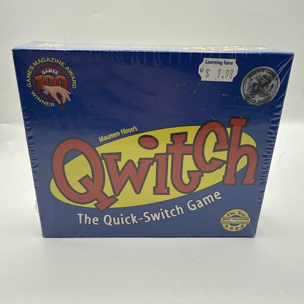 Out of the Box Cardgame Qwitch  - The Game of Ups and Downs Box SW - NEW SEALED